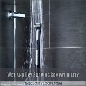 Wet and Dry Shaving Compatibility