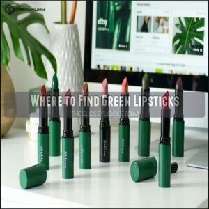 Where to Find Green Lipsticks