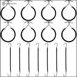15 Pieces Elastic Hook Hair