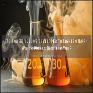 20 and 30 volume developer to lighten hairultimate guide