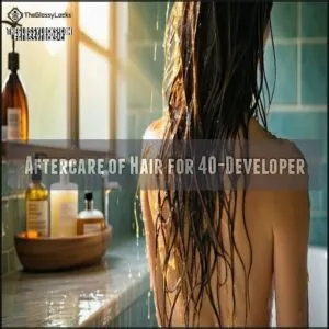 Aftercare of Hair for 40-Developer