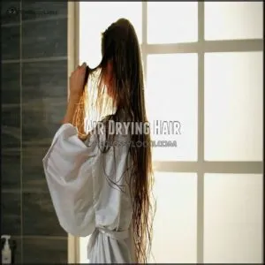 Air Drying Hair