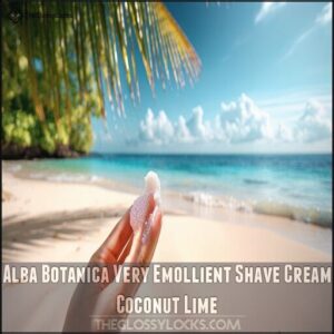 Alba Botanica Very Emollient Shave Cream Coconut Lime