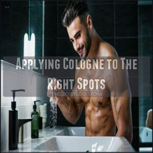 Applying Cologne to The Right Spots