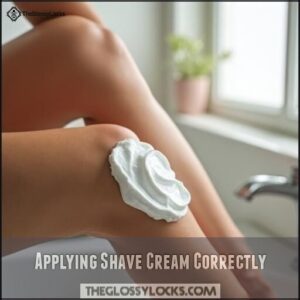 Applying Shave Cream Correctly