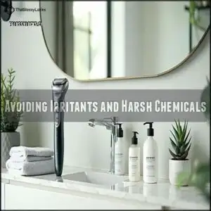 Avoiding Irritants and Harsh Chemicals