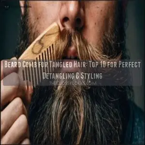 beard comb for tangled hair