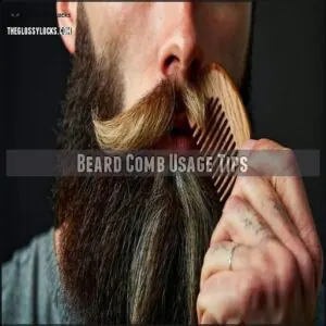 Beard Comb Usage Tips Beard Comb Usage Tips