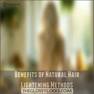 Benefits of Natural Hair Lightening Methods