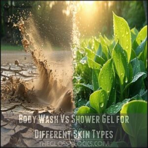 Body Wash Vs Shower Gel for Different Skin Types