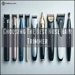 Choosing The Best Nose Hair Trimmer Choosing The Best Nose Hair Trimmer