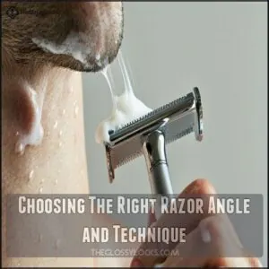 Choosing The Right Razor Angle and Technique Choosing The Right Razor Angle and Technique