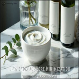 Clay Mask for Pore Minimization