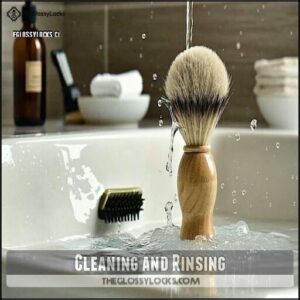 Cleaning and Rinsing Cleaning and Rinsing