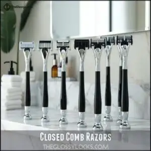 Closed Comb Razors