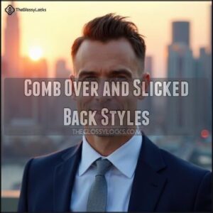 Comb Over and Slicked Back Styles