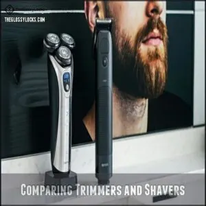 Comparing Trimmers and Shavers