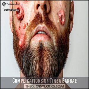 Complications of Tinea Barbae