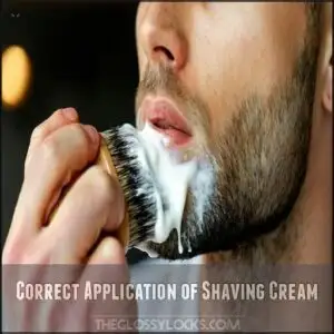 Correct Application of Shaving Cream
