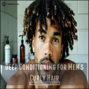 Deep Conditioning for Men's Curly Hair