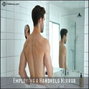Employing a Handheld Mirror