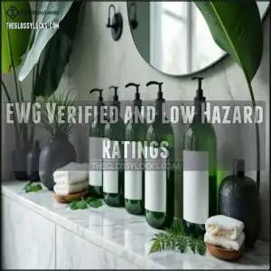 EWG Verified and Low Hazard Ratings