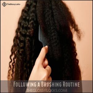 Following a Brushing Routine