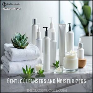 Gentle Cleansers and Moisturizers