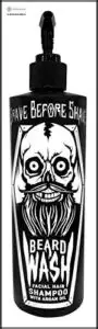 Grave before shave Beard wash