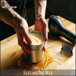 Heating The Wax Heating The Wax