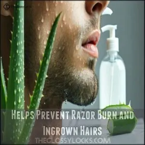 Helps Prevent Razor Burn and Ingrown Hairs