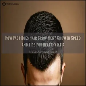 how fast does hair grow men how fast does hair grow men