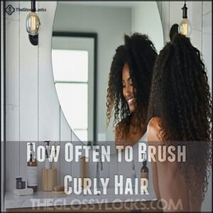 How Often to Brush Curly Hair