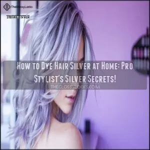 how to dye hair silver at home