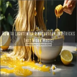 how to lighten hair naturally