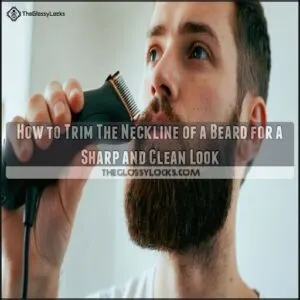 how to trim the neckline of a beard