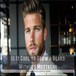 Is It Cool to Grow a Beard Without Mustache