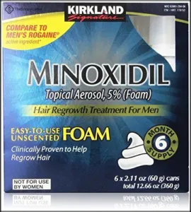 Kirkland Signature Minoxidil Foam for B007Z75H0Y