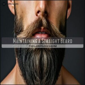 Maintaining a Straight Beard