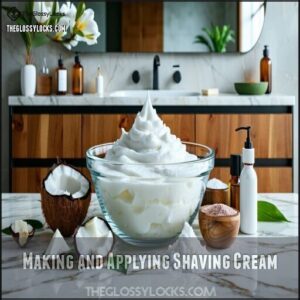 Making and Applying Shaving Cream