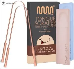 MasterMedi Tongue Scraper with Case