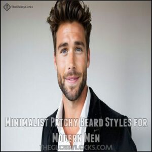 Minimalist Patchy Beard Styles for Modern Men