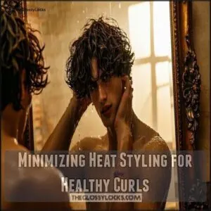 Minimizing Heat Styling for Healthy Curls