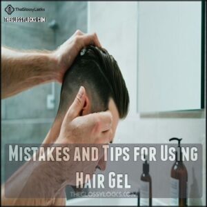Mistakes and Tips for Using Hair Gel