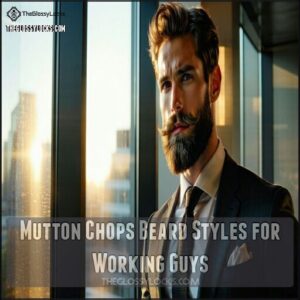 Mutton Chops Beard Styles for Working Guys