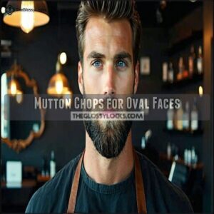 Mutton Chops for Oval Faces