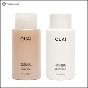 OUAI Thick Shampoo and Conditioner