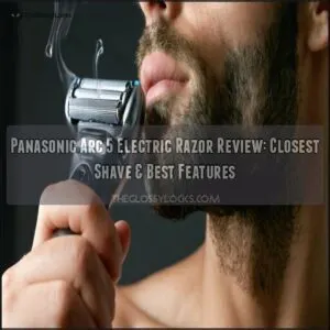 panasonic arc 5 electric razor review