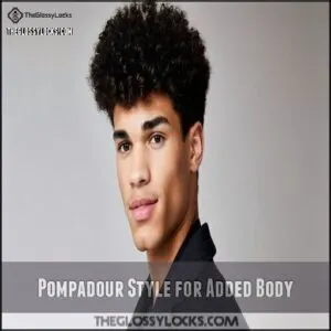 Pompadour Style for Added Body