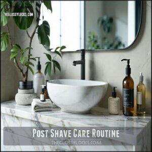 Post Shave Care Routine